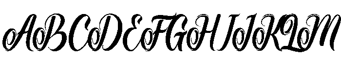 The Valentino Font UPPERCASE