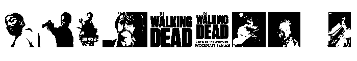 The Walking Dead Font OTHER CHARS