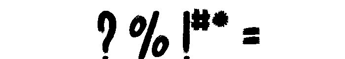 The Watcher Font OTHER CHARS
