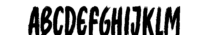 The Watcher Font UPPERCASE