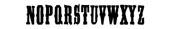 The West Undertaker Font UPPERCASE