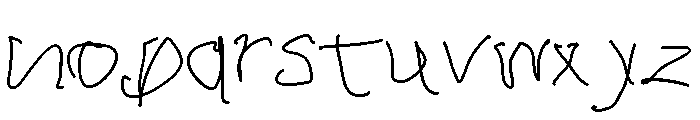 The Writer Font LOWERCASE