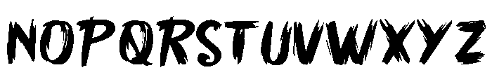 The Zombie Birds Font UPPERCASE