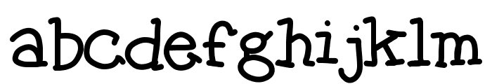 The fragile wind Font LOWERCASE