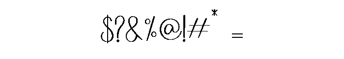 The wedding Font OTHER CHARS