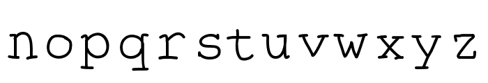 TheAntiType Font LOWERCASE