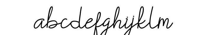 TheBillieMonlly DEMO Font LOWERCASE