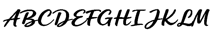 TheBlackDahlia Font UPPERCASE