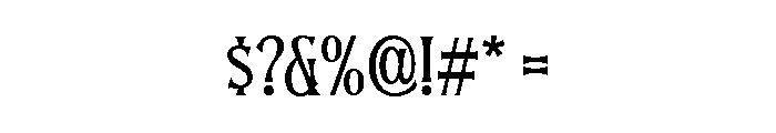 TheGarlandDemo Font OTHER CHARS
