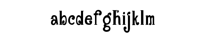 TheGrandStaircase-Regular Font LOWERCASE