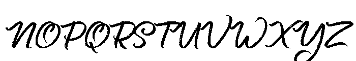 TheKillerWayFreePersonalUse-Scr Font UPPERCASE
