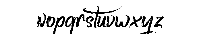 TheKillerWayFreePersonalUse-Scr Font LOWERCASE