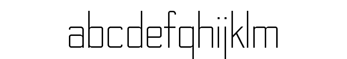 TheMatic Light Font LOWERCASE