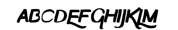 TheMoon-Regular Font UPPERCASE
