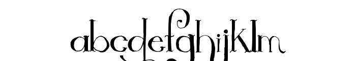 TheQuickestShift Font LOWERCASE