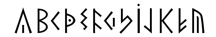 TheRomanRunesAlliance Font LOWERCASE