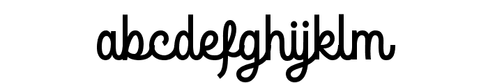 TheRougedDEMO Font LOWERCASE