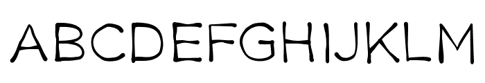 TheStruggleisReal-Regular Font UPPERCASE