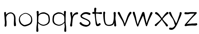 TheStruggleisReal-Regular Font LOWERCASE
