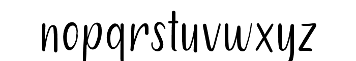 TheSylvaticaRegular Font LOWERCASE