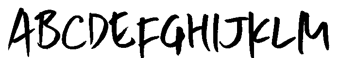 TheTourist Font UPPERCASE