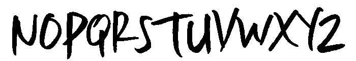 TheTourist Font UPPERCASE