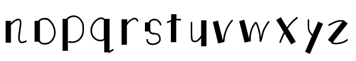 TheUnknownSide Font LOWERCASE