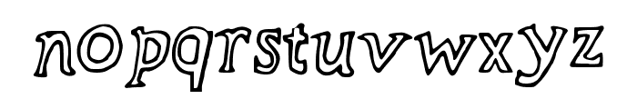 The_Neverlanders Font LOWERCASE