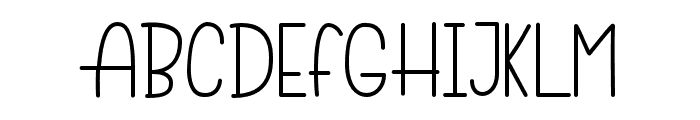 ThealitaDEMO-Regular Font UPPERCASE
