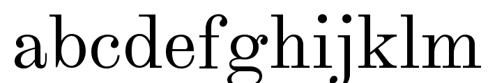 Theano Modern Regular Font LOWERCASE