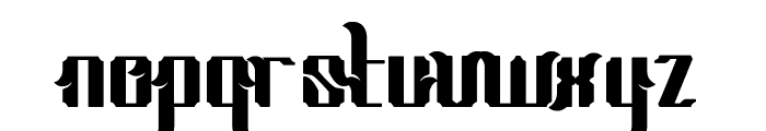 Theapot Font LOWERCASE