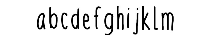 Theeny Font LOWERCASE