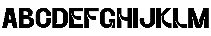 Thegora DEMO Regular Font UPPERCASE