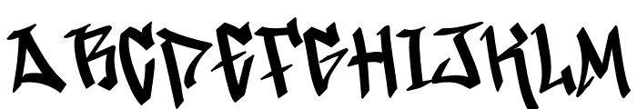 Theory Graffiti Demo Font UPPERCASE