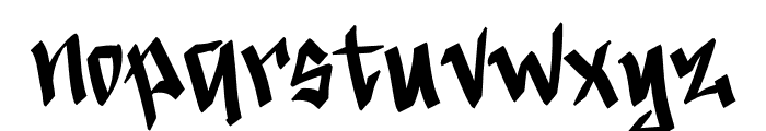 Theory Graffiti Demo Font LOWERCASE