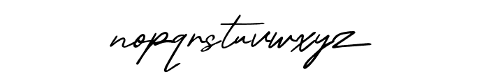 Thesignature Font LOWERCASE