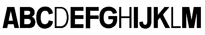 They call me Lazy Thinbold Font UPPERCASE