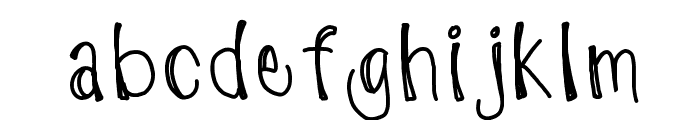ThickChick Font LOWERCASE