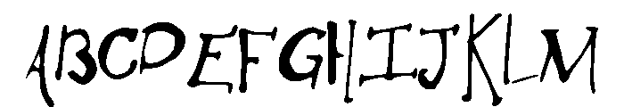 ThickSide Font UPPERCASE