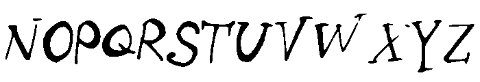 ThickSide Font UPPERCASE