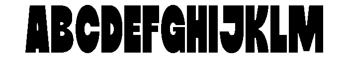 ThickbarDEMO Regular Font UPPERCASE
