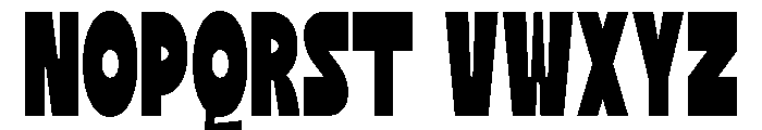 ThickbarDEMO Regular Font UPPERCASE