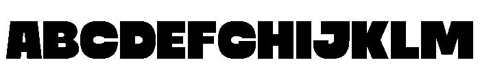 ThickoDEMO Regular Font UPPERCASE