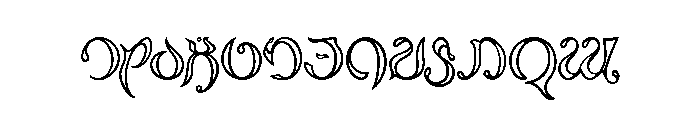 Thimfora_79 Font UPPERCASE