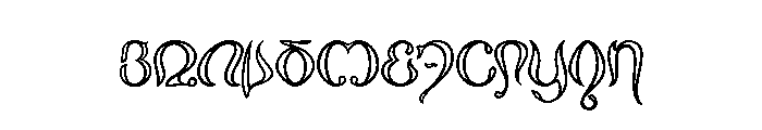 Thimfora_79 Font UPPERCASE
