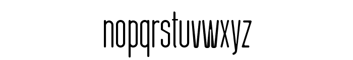 Thin Cool Font LOWERCASE