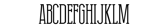 Thin Grotesk Serif Font UPPERCASE