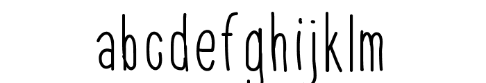 ThinFont Font LOWERCASE
