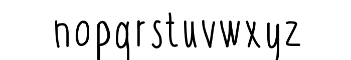 ThinTall Font LOWERCASE
