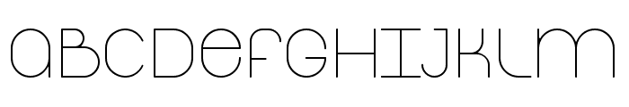 Thinfont-Thin Font UPPERCASE